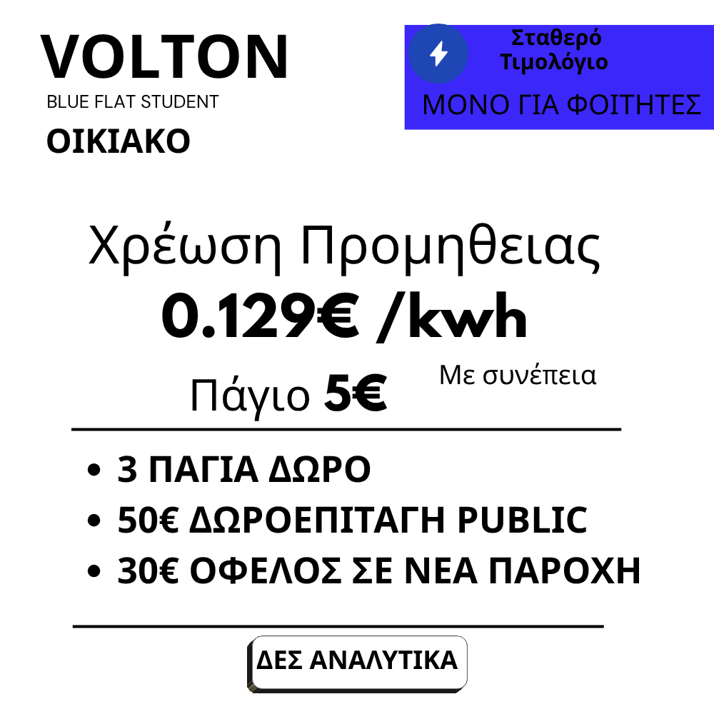 Οι τιμές βασίζονται στα επίσημα site των παρόχων